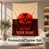 Tapestry Custom Name Text, Wall Hanging Tapestry Home Room DecorNeon Genesis Evangelion