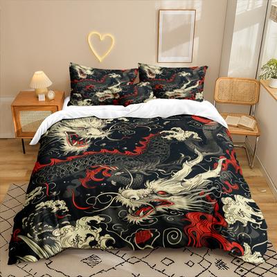 Animation Series 3D Digital Printing Three-Piece Bedding Kit Bed Sheet Quilt Cover