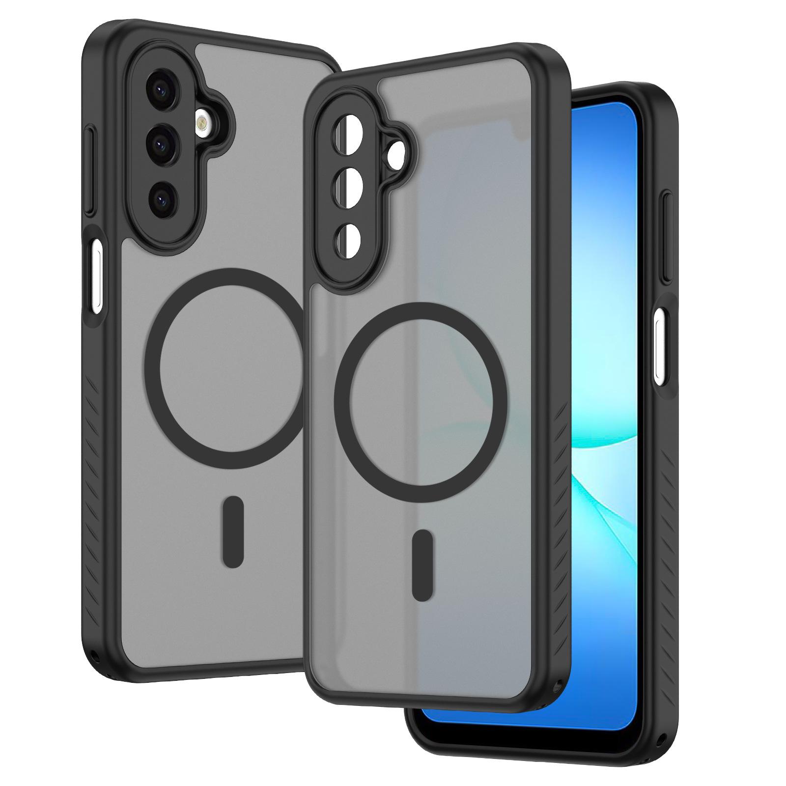 

Suitable for SAM A17 Magnetic Scrub Ultra-thin MagSafe Charging Anti-fingerprint Mobile Phone Case Protective Case Fine Hole SAM A17/A26 5G