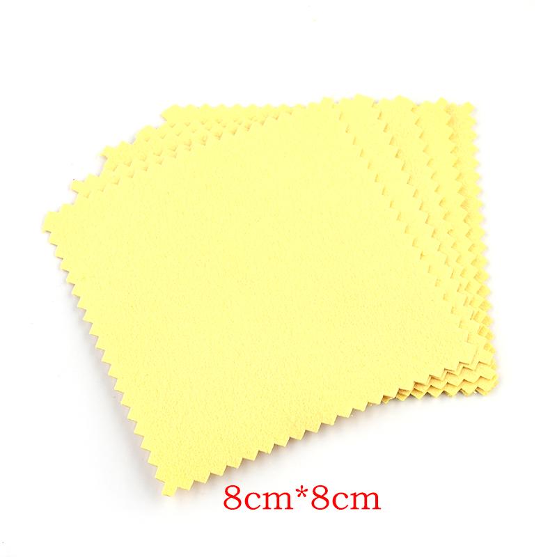 Louleur Polish Polishing Cloth Silver Color Cleaning Polishing Cloth Soft Clean Wipe Wiping Cloth For Gold Color Jewelry Tool