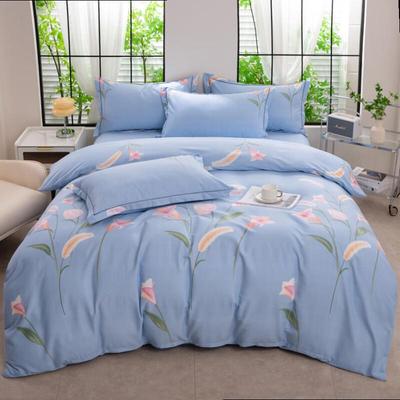 Brushed Cotton Four-Piece Bedding Set