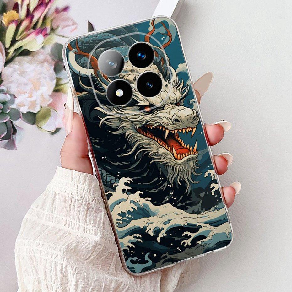 Fashion Painting Case For Xiaomi Redmi Note 14 Pro+ Soft Silicone TPU Phone Cases For Redmi Note14 Pro Plus 5G Covers Bumpers
