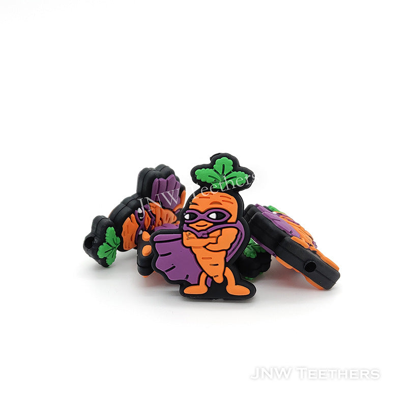 

Силиконовые фокусные бусины «Супер-морковь и овощи» Pack 10