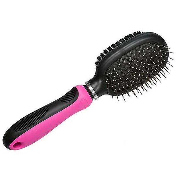 Babion Pet 2in1 Pin Bristol Brush 051R 215x60x50 Mm, Korean Pet Shampoo