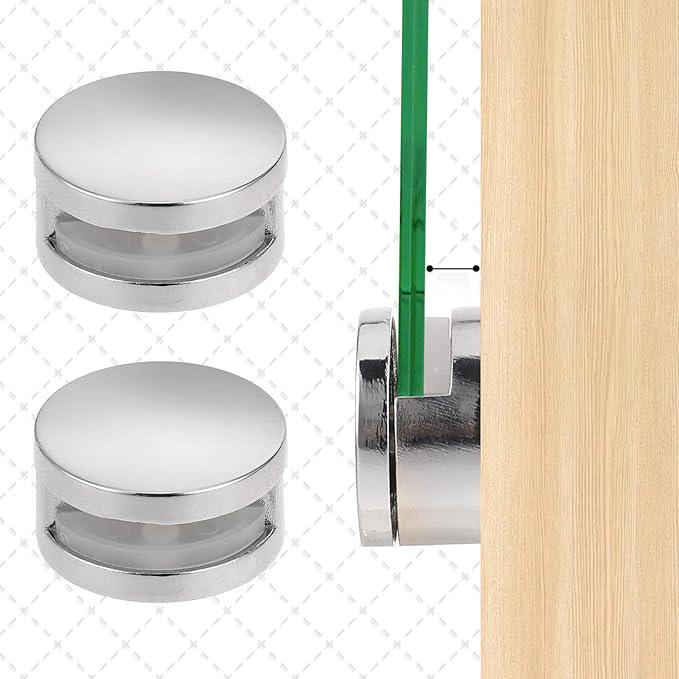 Bathroom Mirror Clip Bracket - Glass Shelf Support & Fixing Hardware
