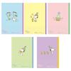 Sunstar Stationery Snoopy Campus S2637006 Notebook, B-ruled, 5-Pack,