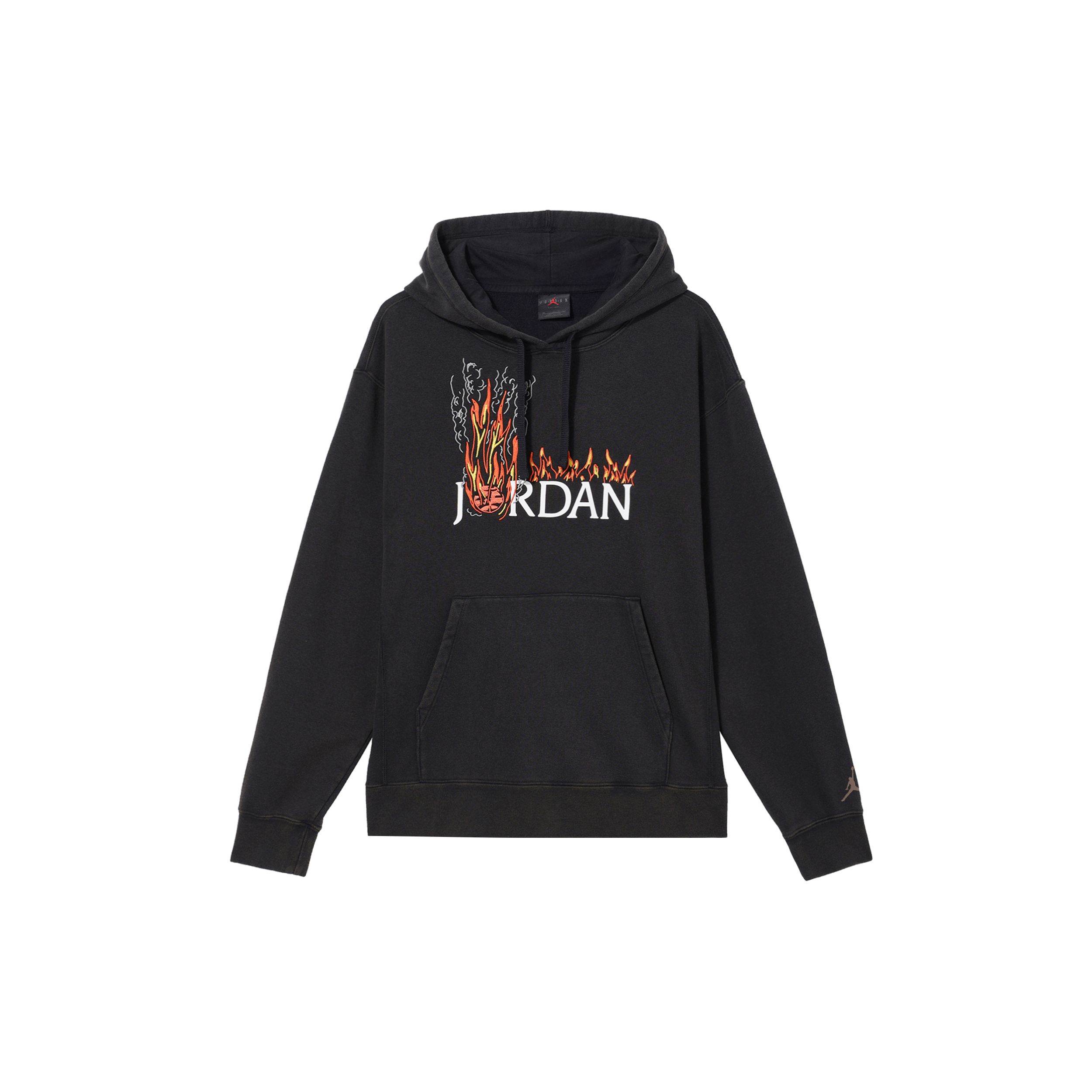 

Спортивная куртка Air Jordan Travis Scott Cactus Jack Collaboration с принтом пламени Asia Edition Мужская верхняя одежда черного цвета CK4039-010 S