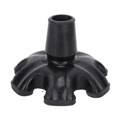 Walking Cane Tip Silicone 6 Pillar Design Strong Stability Prevent Slipping 22mm Walking Sticks Foot Pad