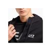 Emporio Armani EA7 FW24 Letter Logo Printed Hooded Zip Long Sleeve Casual Sports Suit Men suit Black 8NPV68-PJVTZ-1200
