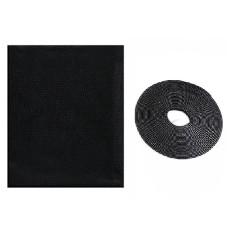 Adjustable Customizable DIY Insect Netting For Window Easy Install Ventilation Mesh Screen 6Pack with Adhesive Tape Roll