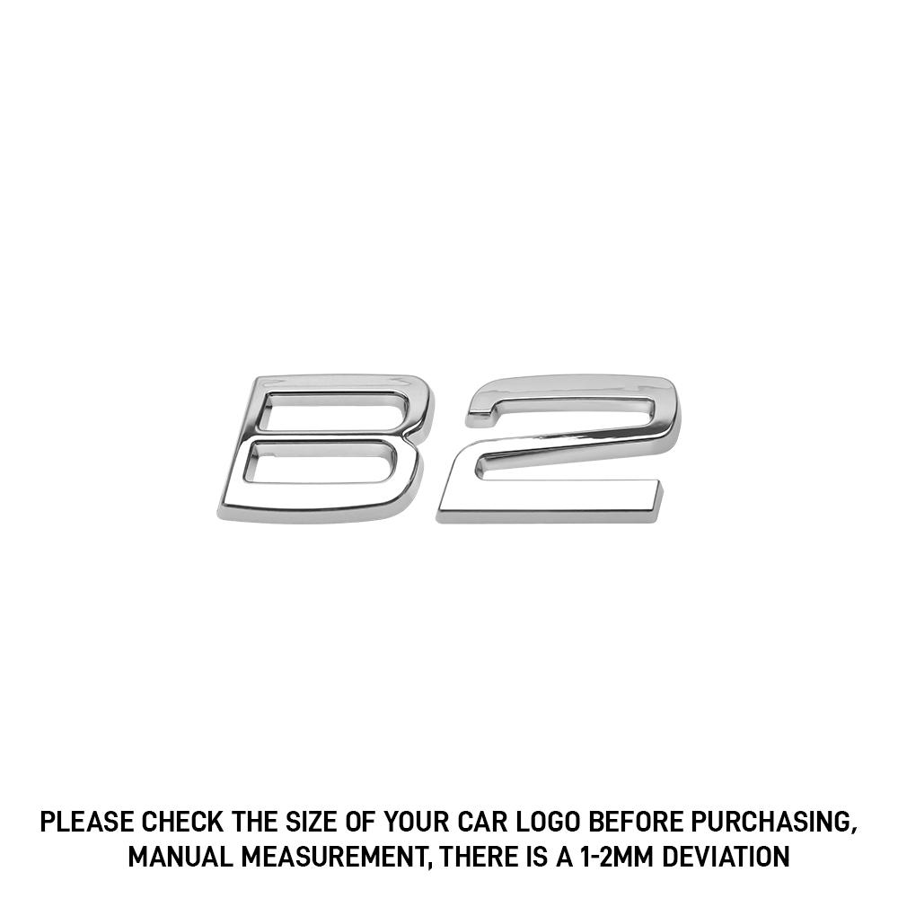 3D ABS Letters Car Rear Trunk Tailgate Side Fender Badge Emblem Sticker for Volvo B2 B3 B4 B5 B6 B7 B8 Auto Accessories