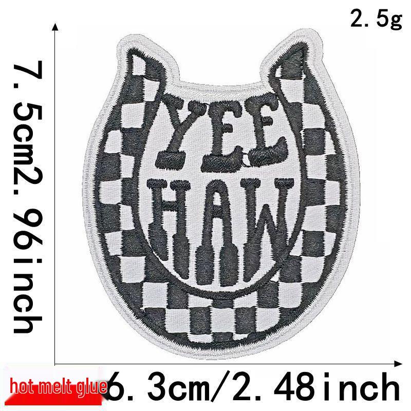 Liteon Cross-Border Alphabet Planet Embroidery Patch for Clothing & Accessories.
