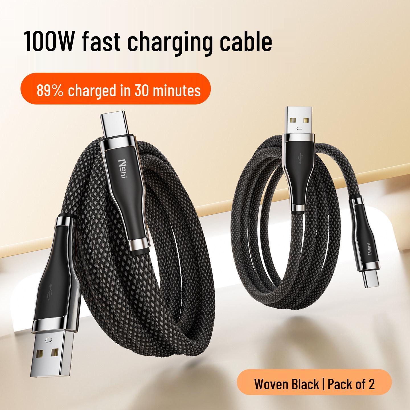 Original 6A Fast Charging Type-C Cable for Huawei, Xiaomi, Vivo, Android - 66W