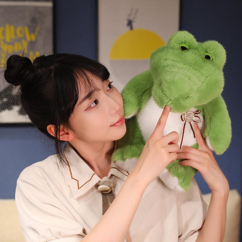 30cm Crocodile Plush Toy Stuffed Animals Green Crocodile Throw Pillow Hug Cushion for Kids Boy Birthday