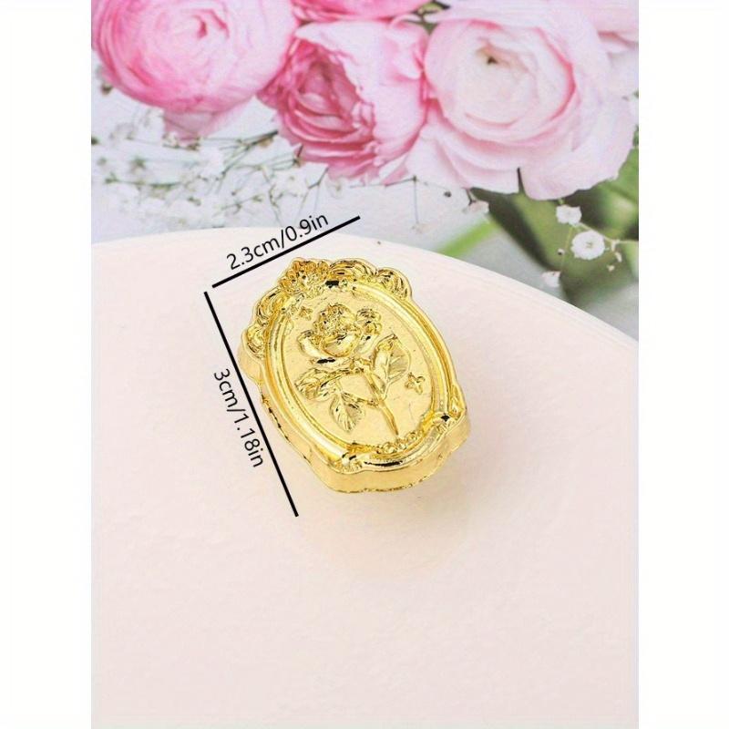 1pc Flower Design Wax Seal Stamp Head Back To School, Back To School, School Supplies