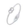 Bracelet en Acier Titane avec Strass Creux Style Européen Américain - Accessoires en Acier Inoxydable Inaltérables