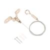 1 Pcs Lifting Code Suitable For Light Panels Adjustable Hanging Clothesline Fixed Guardrail Lock Wire Rope Spring Hook