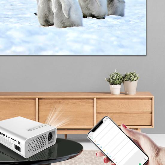 YG530 Mini LED Control Manual Focusing Projector Remote HDMI-compatible /USB/VGA/SD/AV Eye Protection Stereo