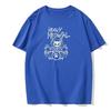 Heavy Cat Metal Music Gift Ideas Funny Pet Owner T-Shirts Latest Print Tops Shirts Cotton Round Neck Versatile T-Shirts
