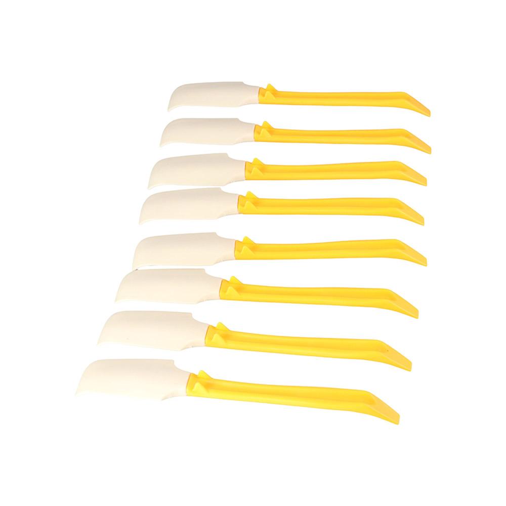 Household Heat-resistant Soft Silicone Baking Tools Kitchen Spatula Cream Scraper Jam Applicator