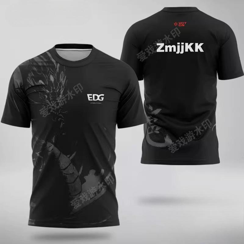EDG Kurzarm BLG Team Fearless Valorant Covenant Kurzarm Esports Kleidung für Jugendliche, Unisex