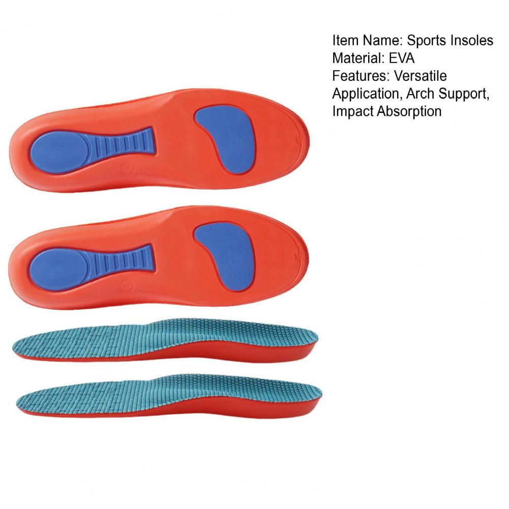 2 Pairs Sports Insoles Unisex Improve Posture Orthotic Insoles Comfort Sole Insole for Bunions Arch Support Foot Fatigue Relief