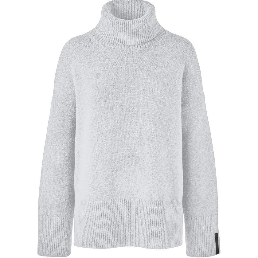 Canada Goose Copal Series Loose Solid Color High Neck Pullover Long Sleeve Sweater Women sweater Silver-Birch 4840W-1633