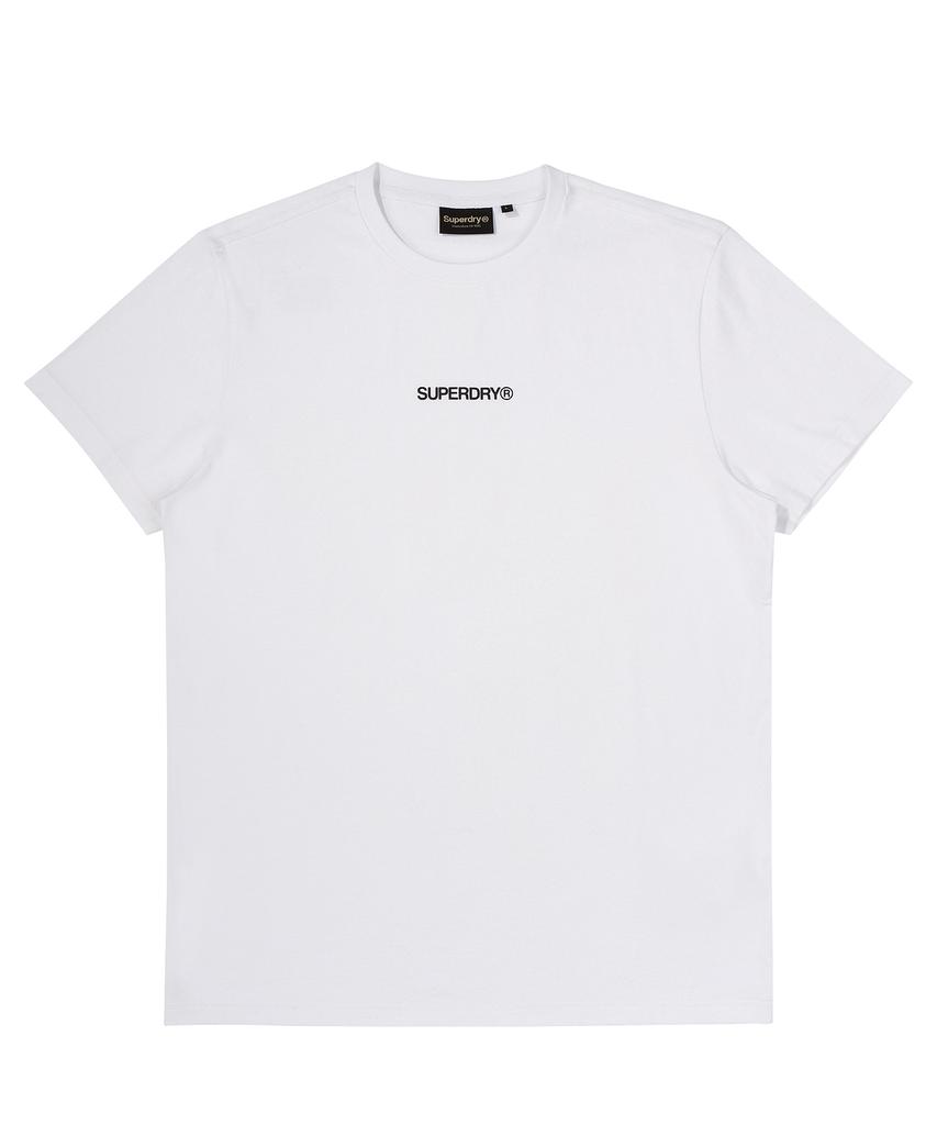 Syupeodeulai Center Logo T-Shirt White Sduiscp66Wht