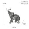 New Creative Resin Crafts Graffiti Colorful Elephant Ornaments Home Decor Living Room Foyer Desktop Ornaments Decorative Gifts