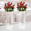 DIY Acrylic Flower Stand Thickened Acrylic Wedding Decor Holder 33LBS Load Portable for Wedding Party Living Room Use