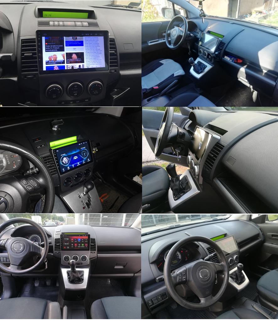 9'' Android 9.1 1Gb 16Gb Car Stereo Radio Gps For Old Mazda 5 Multimedia Player