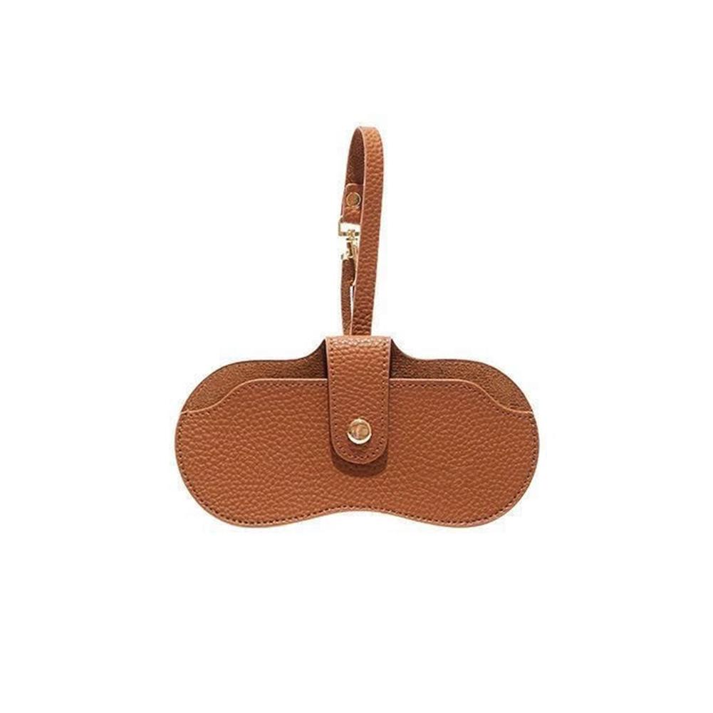 Soft Leather Portable Glasses Bag Slim Fashion Sunglasses Case Spectacle Case Travel Glasses Organizer Protective Cover
