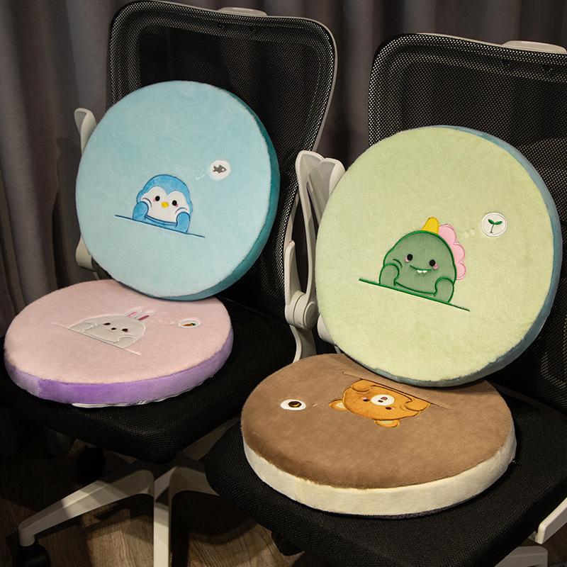 Cute Penguin Bee Sponge Seat Cushion Office Seat Cushion Girls Bedroom Tatami Futon Pad Birthday Gift