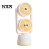 Travel Fan with Mist Misting Cooling Fan, Portable USB Handheld Water Three Speed Spray, Desktop Mini for Office Home, Personal Humidifier