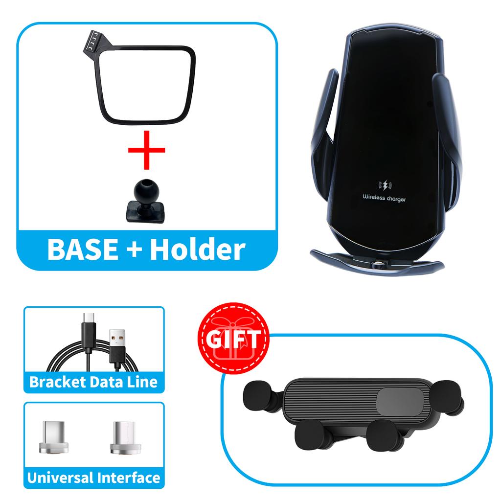 for Chevrolet Malibu 2016~ Car Phone Holder Screen Fixed Navigation Bracket Base Wireless Charging
