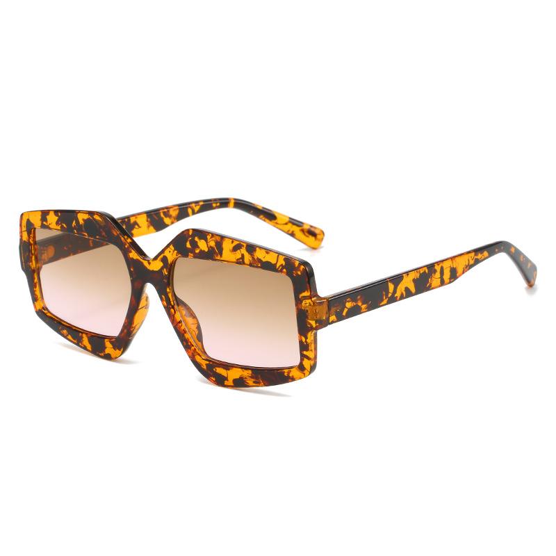 Geometric Sunglasses, Trend Contrasting Colors, Trend Glasses, Frames, And Versatile Sunglasses For Women
