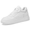 2024 Men's 10CM Height Increasing White Casual Skate Sports Shoes