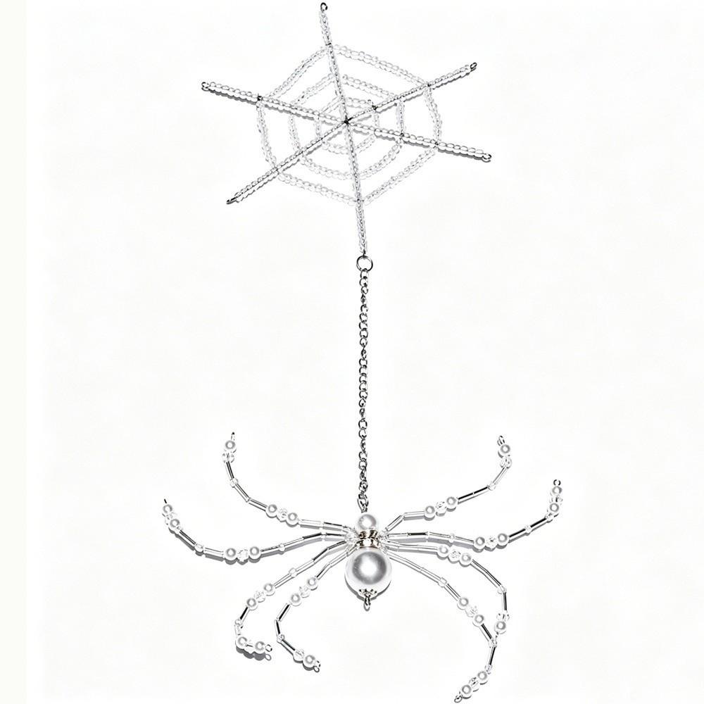 Beaded Beaded Spider Pendant Crystal-Like Faceted Beads Spider Party Decor  Window Display