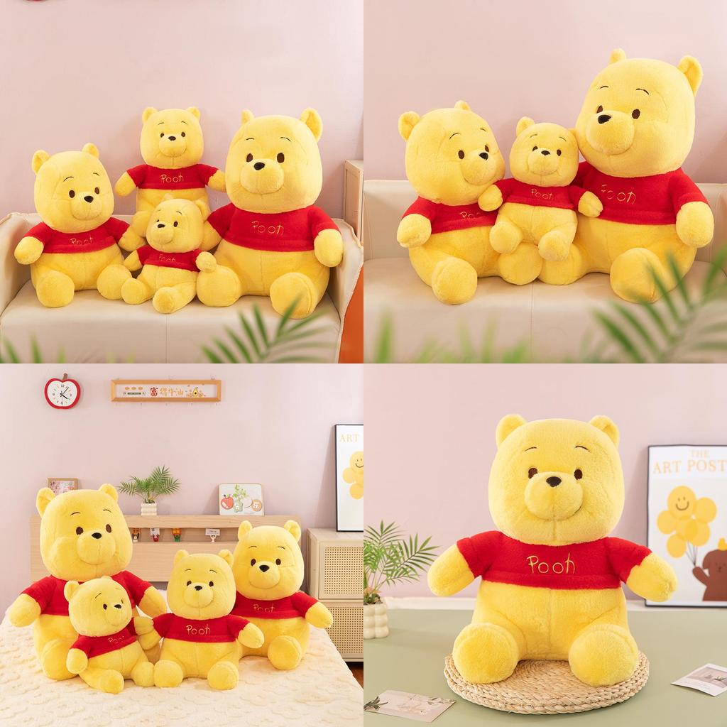 Pooh Bear Plush Toy With Short Pile Fabric For Kids And Gift Exchange