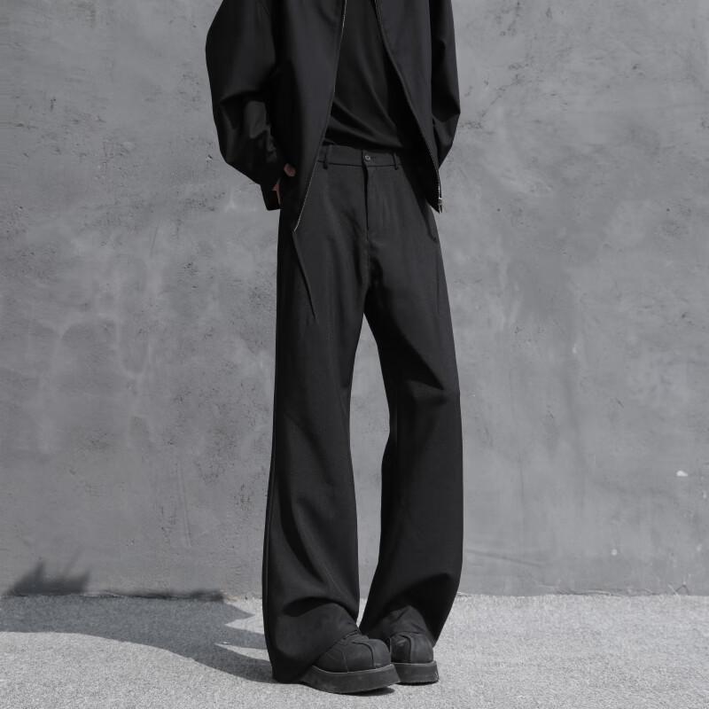 SWAMP AREA Men's KS54 Draped Flared Suit Trousers