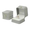 1Pcs Fashion Ring Jewelry Box 5.8x5.8x4.5cm Rose Gold/navy Blue/green /white Pu Crown Buckle Wedding Gift Jewelry Box
