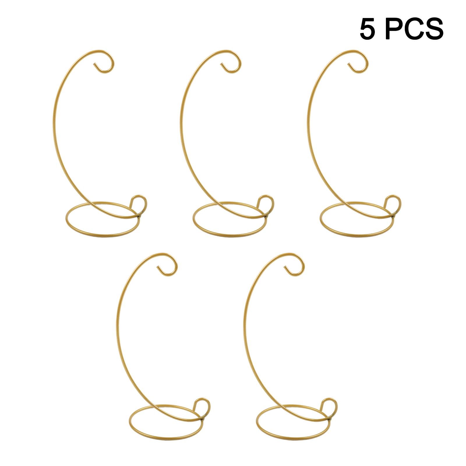 

Орнамент Підвісна Вітрина Залізна підставка Вішалка Простий Металевий Тримач для Куль 5pcs