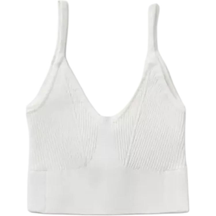 adidas Ivy Park x adidas Crop Tank Top Cloud White HG2418 S