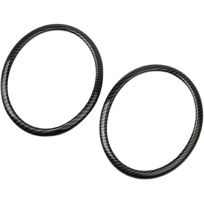 Crosselec W Stylu Włókna Węglowego Ramka Pokrywy Pierścienia Dźwiękowego Głośnika Drzwiowego Wykończenia dla Chrysler Crossfire