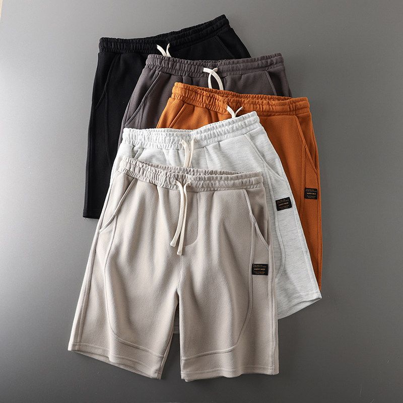 Export Tail Single Cut Label American Fog Shorts High Street Men's Hip Hop Casual Fifth Pants Export Original Single Men's Middle Pants