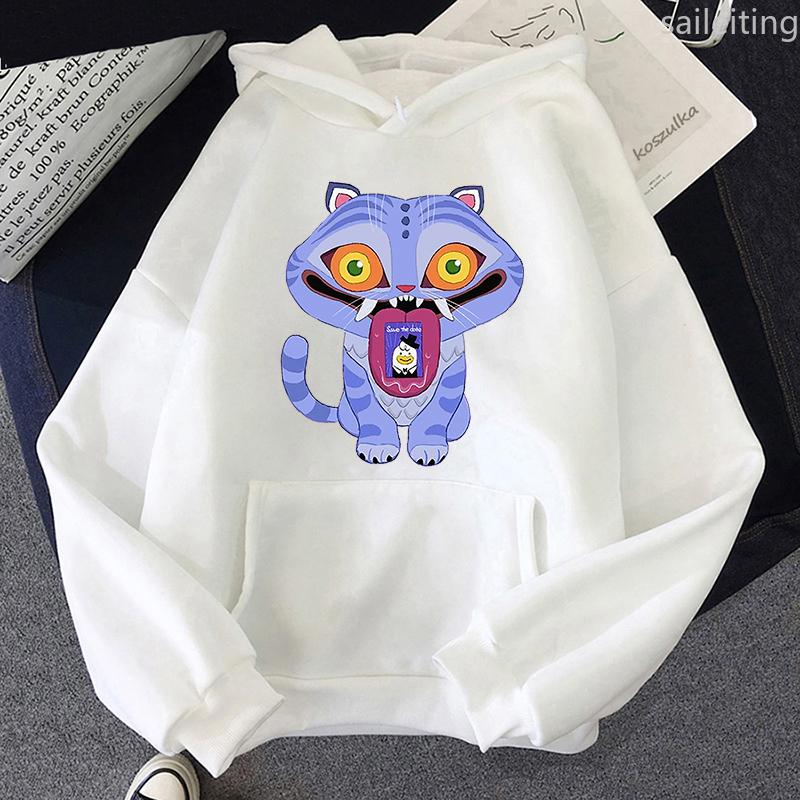 KPop Demon Hunters Derpy Hoodie Fashion Women Clothing Movie Printing 2025 Pullovers Graphic Hoodies Female Winter Clothes Women