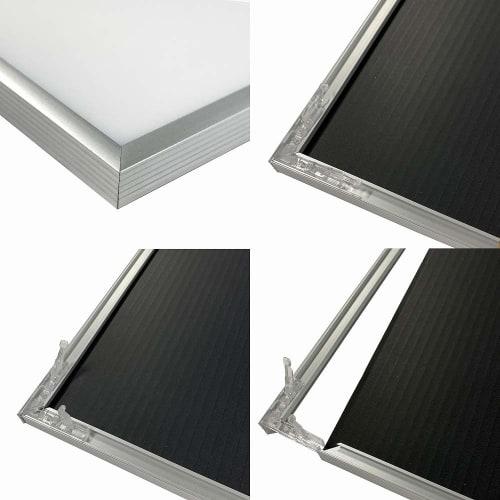 A.P.J. Aluminum Poster Frame/Fit Frame Poster Size (500 x 700mm) Silver