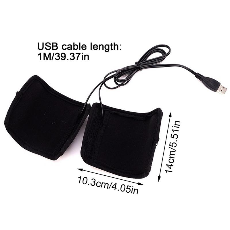 Heated Hand Grips 5V Electric Grips Cover USB-Powered Hand Grip Warmer Heated Grip Sleeve With 3 Gear Temperature For Cold