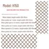 Expandable Garden Trellis with Preservative Wood for Climbing Plants