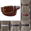Style Pure Leather Belt For Women With Metal Pin Buckle For Jeans And Pants